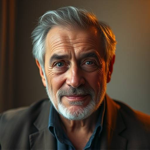 Portrait de l'acteur G√©rard Bernard, qui pr√™te sa voix au Grand-p√®re.